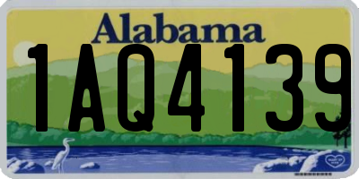 AL license plate 1AQ4139