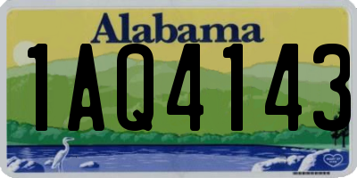 AL license plate 1AQ4143