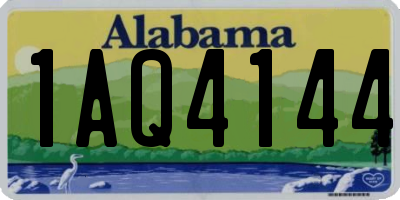 AL license plate 1AQ4144