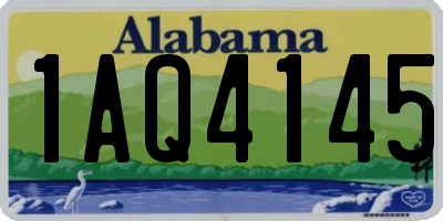 AL license plate 1AQ4145