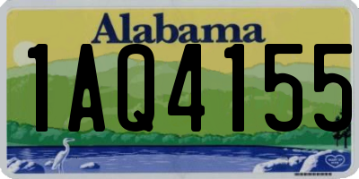 AL license plate 1AQ4155