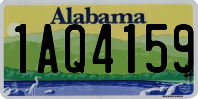 AL license plate 1AQ4159