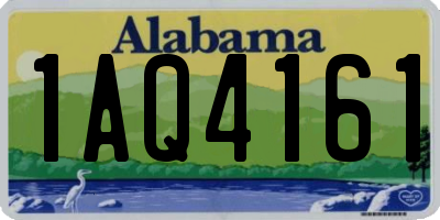 AL license plate 1AQ4161