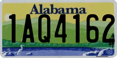 AL license plate 1AQ4162