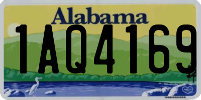 AL license plate 1AQ4169