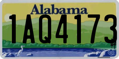 AL license plate 1AQ4173