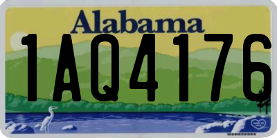 AL license plate 1AQ4176