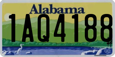 AL license plate 1AQ4188