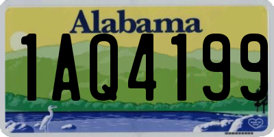 AL license plate 1AQ4199