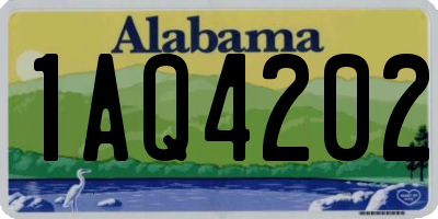 AL license plate 1AQ4202