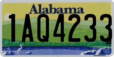 AL license plate 1AQ4233