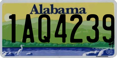 AL license plate 1AQ4239