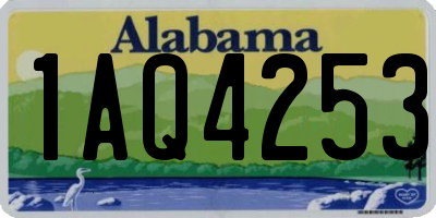 AL license plate 1AQ4253