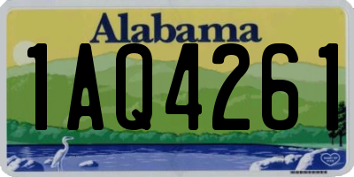 AL license plate 1AQ4261