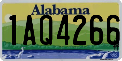 AL license plate 1AQ4266