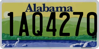 AL license plate 1AQ4270