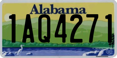 AL license plate 1AQ4271