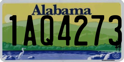 AL license plate 1AQ4273
