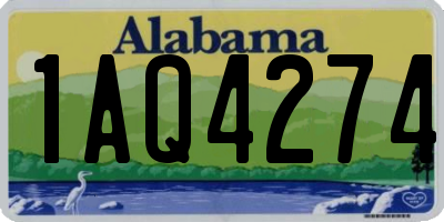 AL license plate 1AQ4274