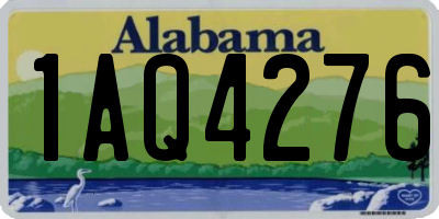 AL license plate 1AQ4276
