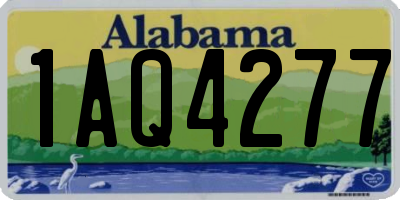 AL license plate 1AQ4277