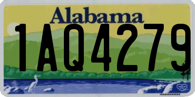 AL license plate 1AQ4279