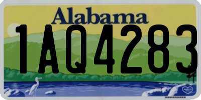 AL license plate 1AQ4283