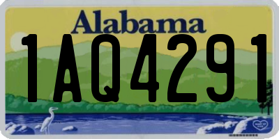 AL license plate 1AQ4291