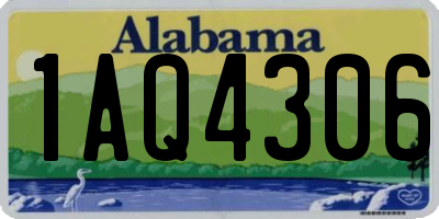 AL license plate 1AQ4306
