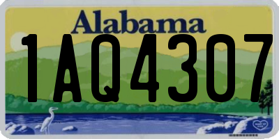 AL license plate 1AQ4307