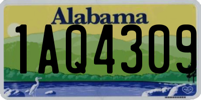 AL license plate 1AQ4309