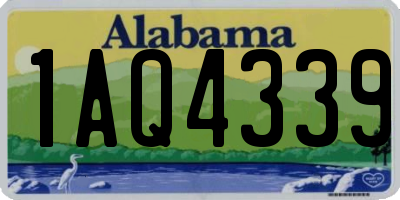 AL license plate 1AQ4339