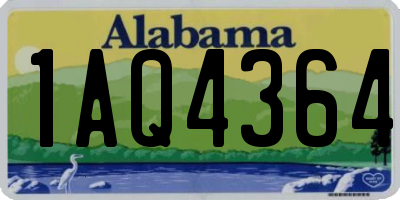 AL license plate 1AQ4364