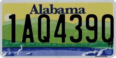 AL license plate 1AQ4390