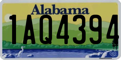 AL license plate 1AQ4394