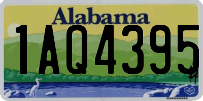 AL license plate 1AQ4395