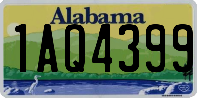 AL license plate 1AQ4399