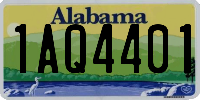 AL license plate 1AQ4401