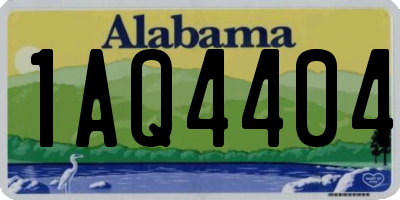 AL license plate 1AQ4404