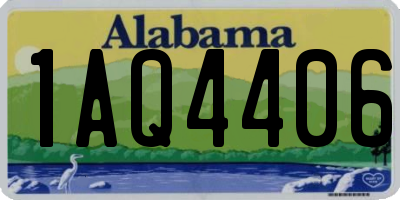 AL license plate 1AQ4406