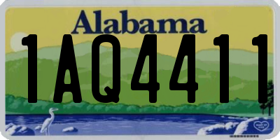 AL license plate 1AQ4411