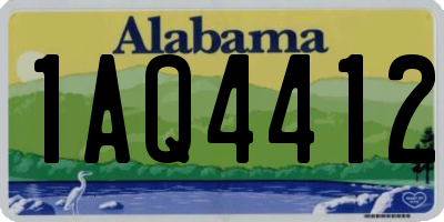 AL license plate 1AQ4412