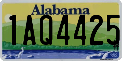 AL license plate 1AQ4425