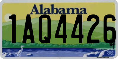 AL license plate 1AQ4426