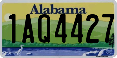 AL license plate 1AQ4427