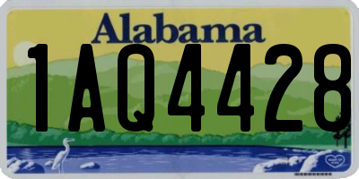 AL license plate 1AQ4428