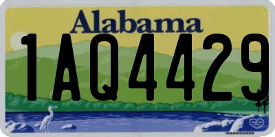 AL license plate 1AQ4429