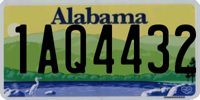 AL license plate 1AQ4432