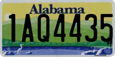 AL license plate 1AQ4435