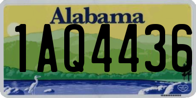 AL license plate 1AQ4436